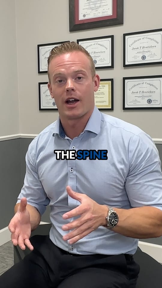 Crystal Grove Chiropractic social video — What the spine actually does