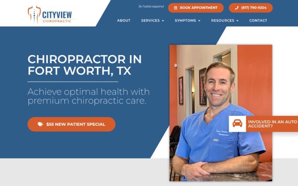 Cityview Chiropractor chiropractic website screenshot
