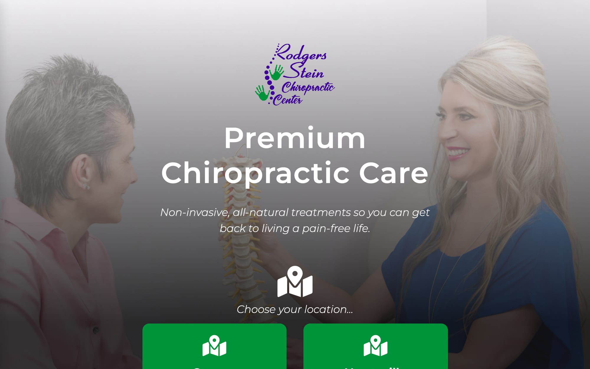 Rodgers-Stein Chiropractic website built by CHIROBASIX